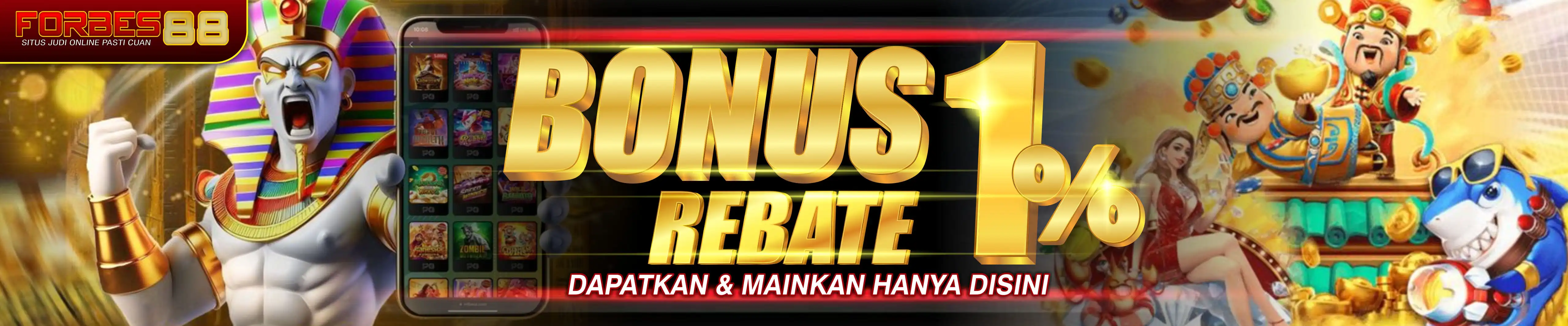 BONUS REBATE SLOT 1%